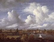 Jacob van Ruisdael Panoramic View of the Amstel Looking towards Amsterdam Spain oil painting artist
